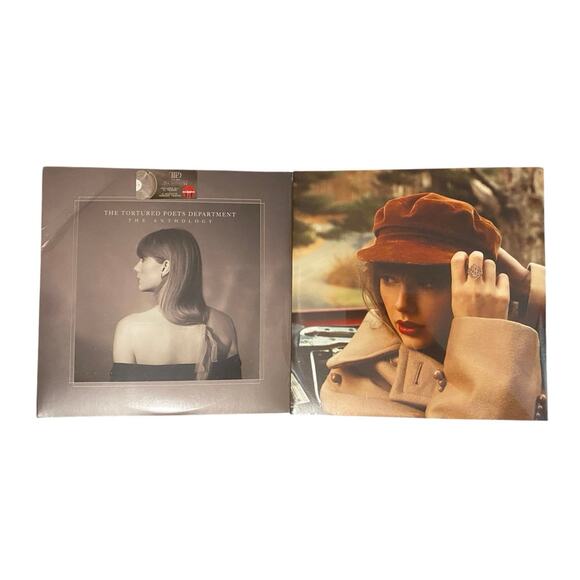 Limited Edition Taylor Swift Vinyl Album Lot of 2 NWT - Picture 1 of 5